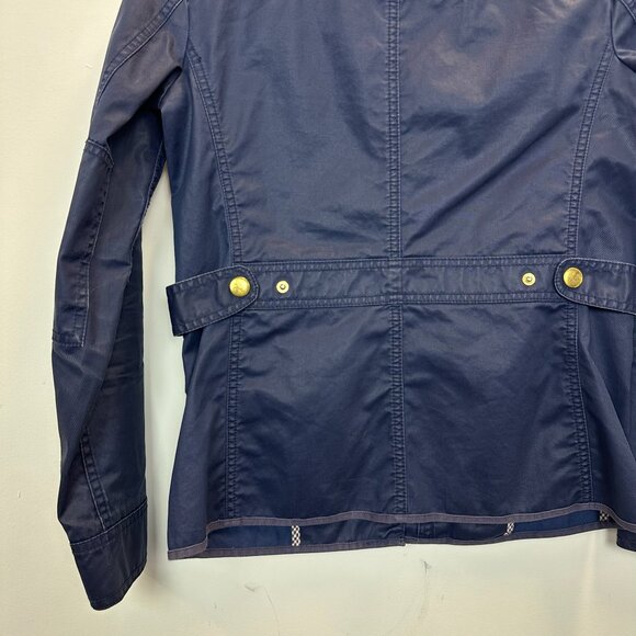 J. Crew Coated Navy Downtown Field Utility Jacket XS - Picture 11 of 15